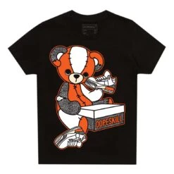 Georgia Peach 3s DopeSkill Toddler Kids T-shirt Sneakerhead BEAR Graphic