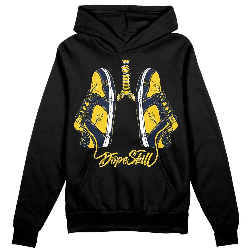 Michigan Dunks DopeSkill Hoodie Sweatshirt Breathe Graphic 2 Michigan Dunks DopeSkill Hoodie Sweatshirt Breathe Graphic - Image 2