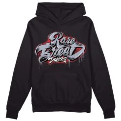 Bred Reimagined 4s DopeSkill Hoodie Sweatshirt Rare Breed Type Graphic