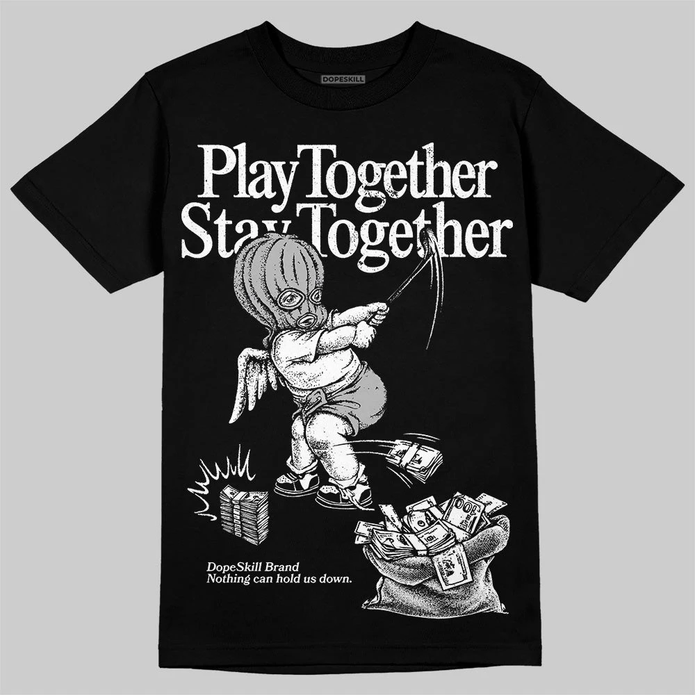 Dunk Panda White Black DopeSkill T-Shirt Play Together, Stay Together Graphic 1 Dunk Panda White Black DopeSkill T-Shirt Play Together, Stay Together Graphic