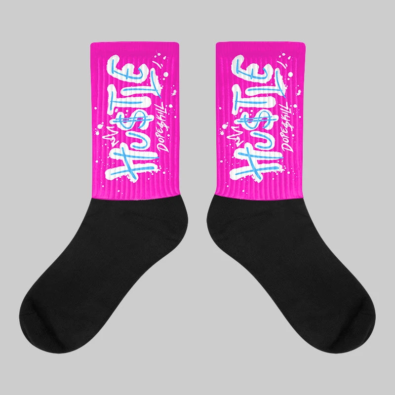 Dunk Active Fuchsia DopeSkill Sublimated Socks Hustle Graphic 1 Dunk Active Fuchsia DopeSkill Sublimated Socks Hustle Graphic