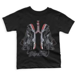 Bred Reimagined 4s DopeSkill Toddler Kids T-shirt Breathe Graphic