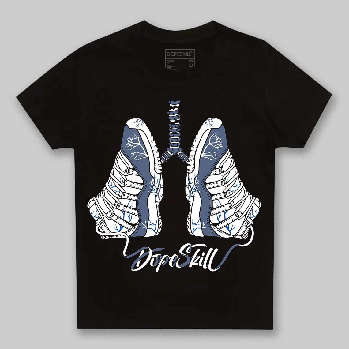 Diffused Blue 11s DopeSkill Toddler Kids T-shirt Breathe Graphic 2 Diffused Blue 11s DopeSkill Toddler Kids T-shirt Breathe Graphic - Image 2