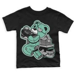 Green Glow 3s DopeSkill Toddler Kids T-shirt Bear Steals Sneaker Graphic