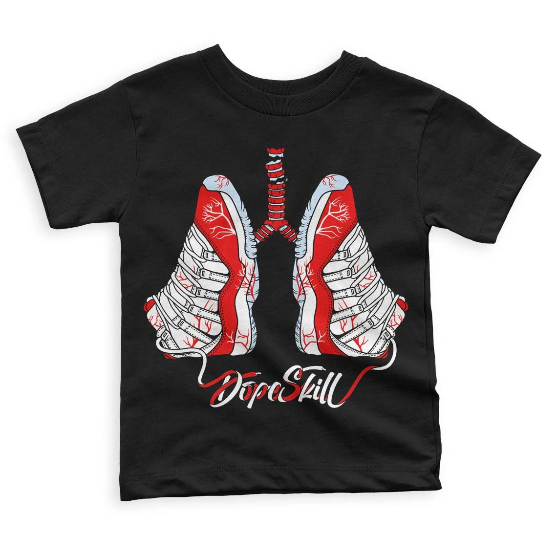 Cherry 11s DopeSkill Toddler Kids T-shirt Breathe Graphic 2 Cherry 11s DopeSkill Toddler Kids T-shirt Breathe Graphic - Image 2