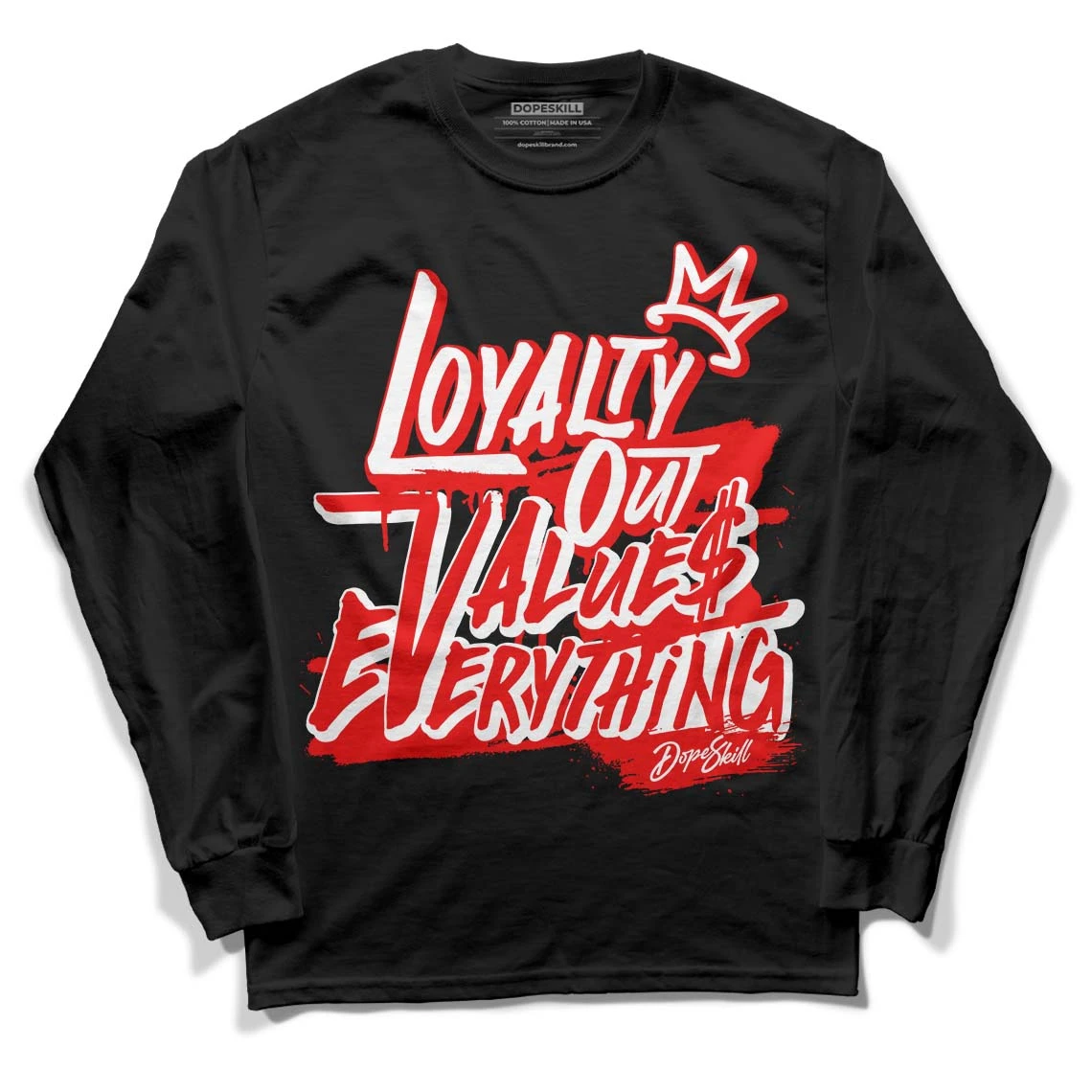 Cherry 11s DopeSkill Long Sleeve T-Shirt LOVE Graphic 2 Cherry 11s DopeSkill Long Sleeve T-Shirt LOVE Graphic - Image 2