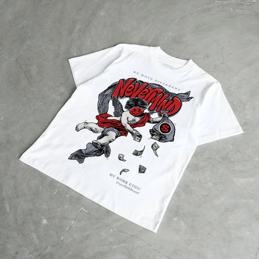 Bred Reimagined 4s DopeSkill T-Shirt Nevermind Graphic 4 Bred Reimagined 4s DopeSkill T-Shirt Nevermind Graphic - Image 4