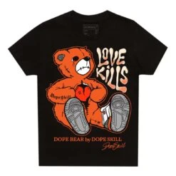 Georgia Peach 3s DopeSkill Toddler Kids T-shirt Love Kills Graphic