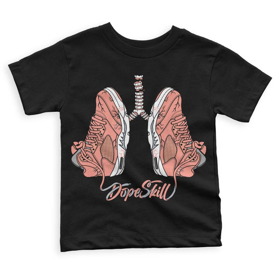 Crimson Bliss 5s DopeSkill Toddler Kids T-shirt Breathe Graphic 2 Crimson Bliss 5s DopeSkill Toddler Kids T-shirt Breathe Graphic - Image 2