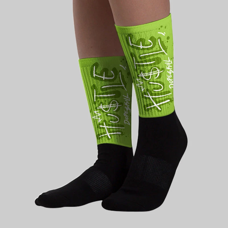 Dunk 'Chlorophyll' DopeSkill Sublimated Socks Hustle Graphic 2 Dunk 'Chlorophyll' DopeSkill Sublimated Socks Hustle Graphic - Image 2