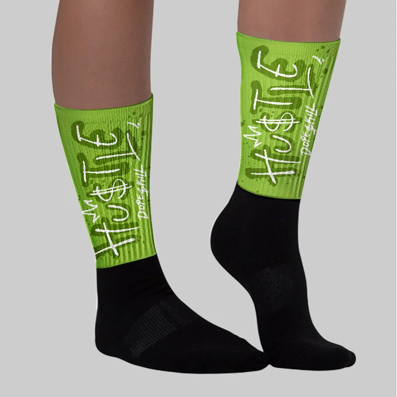 Dunk 'Chlorophyll' DopeSkill Sublimated Socks Hustle Graphic 3 Dunk 'Chlorophyll' DopeSkill Sublimated Socks Hustle Graphic - Image 3