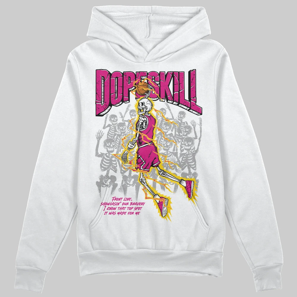 Rick RO Pink Leather Sneakers DopeSkill Hoodie Sweatshirt Thunder Dunk Graphic 2 Rick RO Pink Leather Sneakers DopeSkill Hoodie Sweatshirt Thunder Dunk Graphic - Image 2
