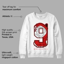 Gym Red 9s DopeSkill Sweatshirt No.9 Graphic 6 Gym Red 9s DopeSkill Sweatshirt No.9 Graphic -Dopeskill Brand 5 9c6cc0e2 a180 4dad 80e8 5b6f56bdf095