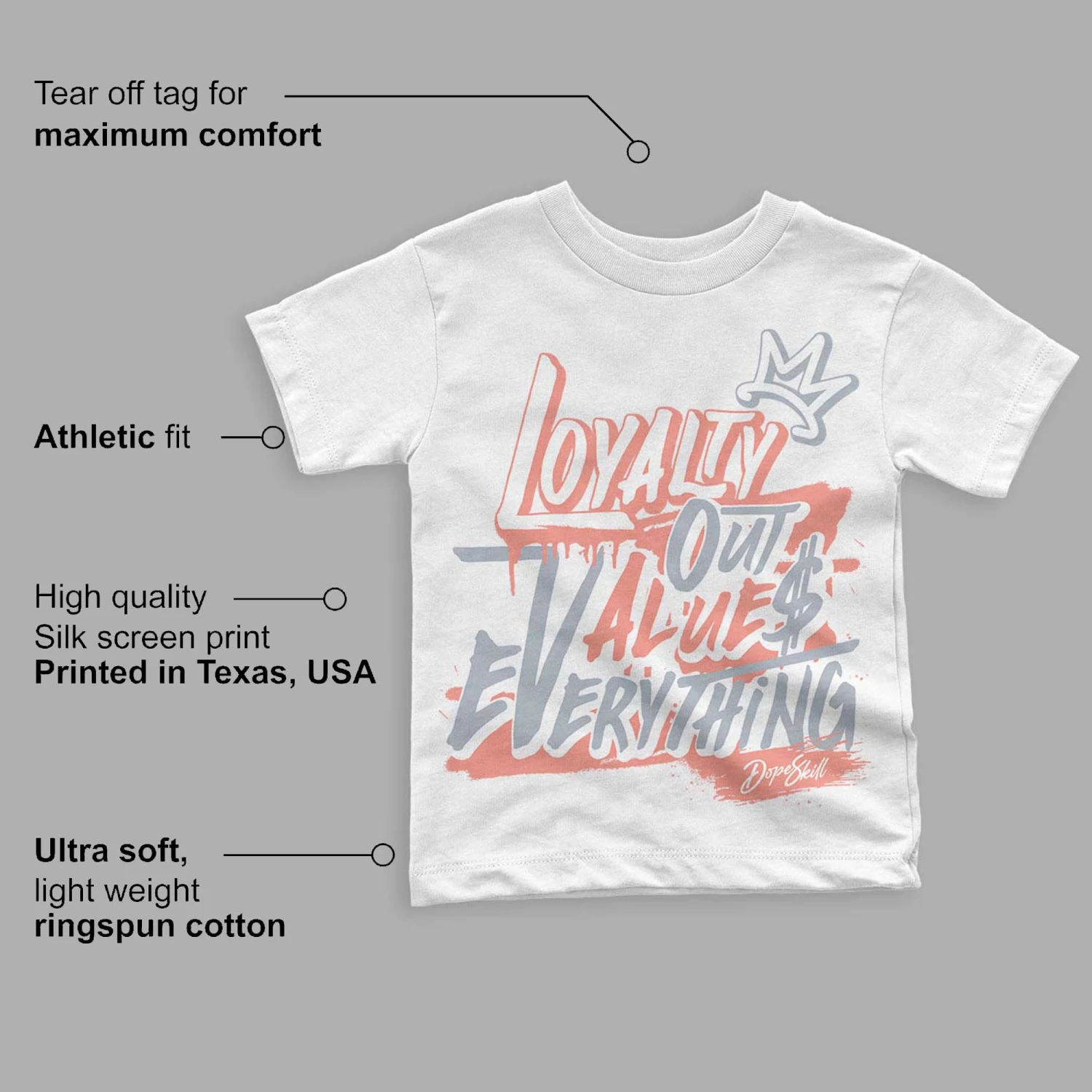 Crimson Bliss 5s DopeSkill Toddler Kids T-shirt LOVE Graphic 3 Crimson Bliss 5s DopeSkill Toddler Kids T-shirt LOVE Graphic - Image 3