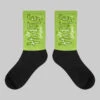 Dunk 'Chlorophyll' DopeSkill Sublimated Socks Hustle Graphic