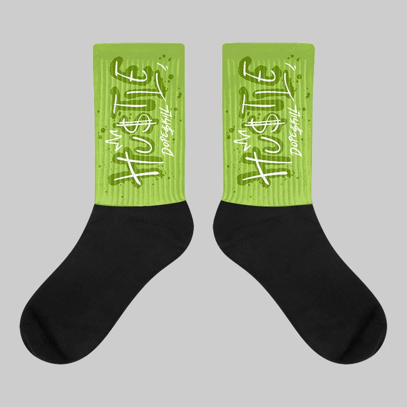 Dunk 'Chlorophyll' DopeSkill Sublimated Socks Hustle Graphic 1 Dunk 'Chlorophyll' DopeSkill Sublimated Socks Hustle Graphic