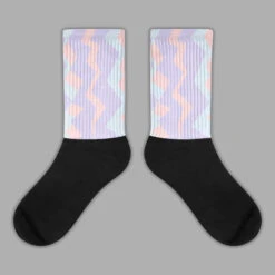 Easter Dunk Low Sublimated Socks ZicZac Graphic