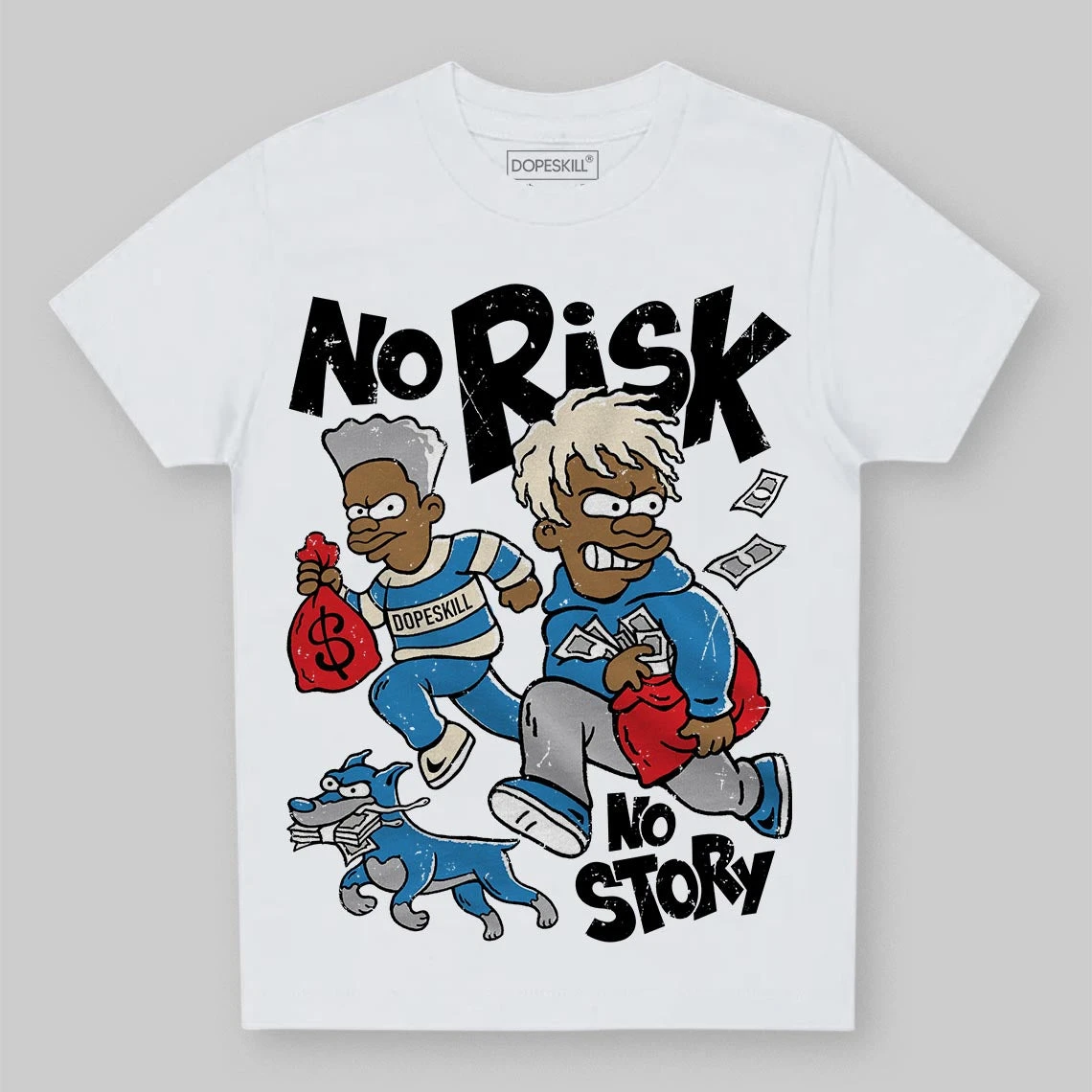 Rare Air 3s DopeSkill Toddler Kids T-shirt No Risk No Story Graphic 2 Rare Air 3s DopeSkill Toddler Kids T-shirt No Risk No Story Graphic - Image 2