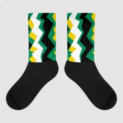 Green Collection DopeSkill Sublimated Socks ZicZac Graphic