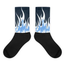 FIRE Sublimated Socks Match AJ 6 Midnight Navy