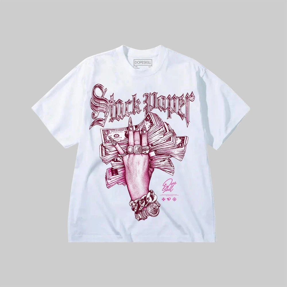 Stack Paper Pink Graphic DopeSkill Premium T-Shirt 1 Stack Paper Pink Graphic DopeSkill Premium T-Shirt