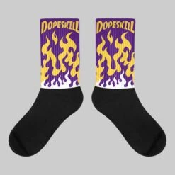Field Purple 12s DopeSkill Sublimated Socks FIRE Graphic