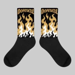 Gratitude 11s DopeSkill Sublimated Socks FIRE Graphic