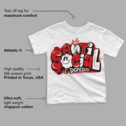 Red Cement 4S DopeSkill Toddler Kids T-shirt Anti Social Graphic 6 Red Cement 4S DopeSkill Toddler Kids T-shirt Anti Social Graphic -Dopeskill Brand Mota 0723bc5e 9cb4 4380 bed0 c31fdeb43e14