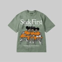 New Seek First DopeSkill Premium T-shirt 23 New Seek First DopeSkill Premium T-shirt -Dopeskill Brand New Seek First Olive