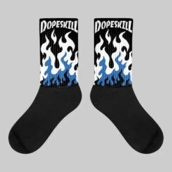 Space Jam 11s DopeSkill Sublimated Socks FIRE Graphic