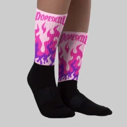 Pink Collection DopeSkill Sublimated Socks FIRE Graphic -Dopeskill Brand a. d8568f82 fdf1 4f99 a60f cd2b6600fe6c