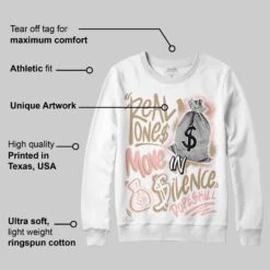 AIR FORCE 1 LINEN DopeSkill Sweatshirt Real Ones Move In Silence Graphic -Dopeskill Brand a 59bc6dcf 7c1c 42b0 b2f3 180160e42ec3