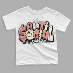 Crimson Bliss 5s DopeSkill Toddler Kids T-shirt Anti Social Graphic