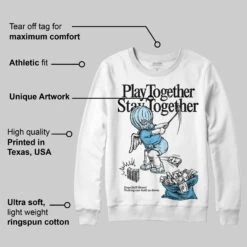 Legend Blue 11s DopeSkill Sweatshirt Play Together, Stay Together Graphic -Dopeskill Brand a 8b15a62d 89c0 469a aa0b cb0c5bf9d238