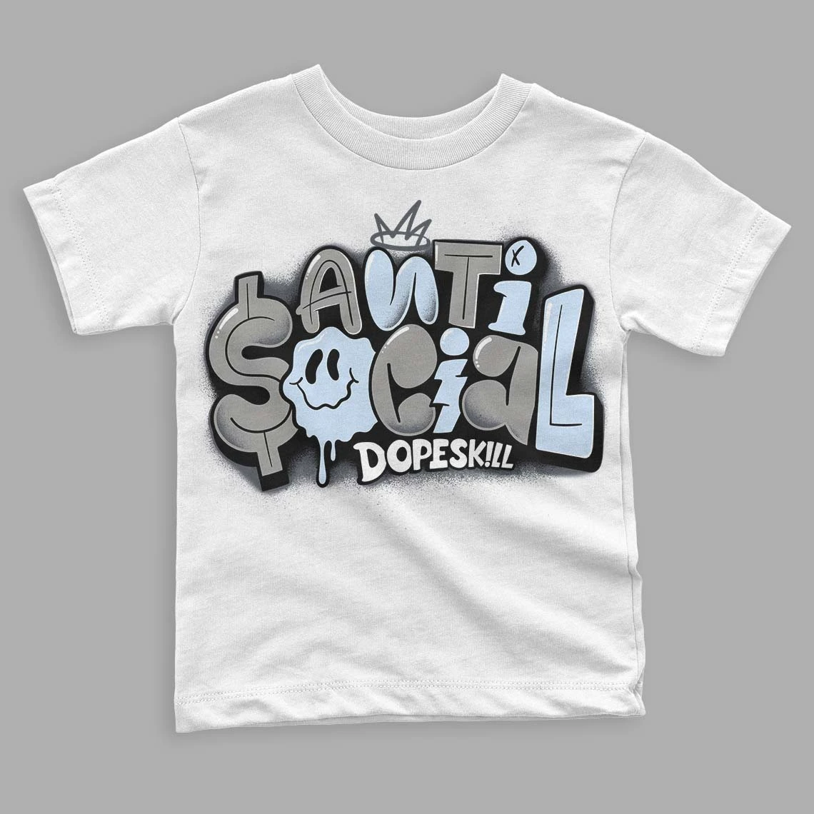 Cool Grey 11s DopeSkill Toddler Kids T-shirt Anti Social Graphic 1 Cool Grey 11s DopeSkill Toddler Kids T-shirt Anti Social Graphic