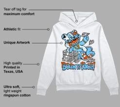 Dunk Futura University Blue DopeSkill Hoodie Sweatshirt Born To Be Rich Graphic -Dopeskill Brand a bcc828db bd39 487b 8433 6e123f781ff1