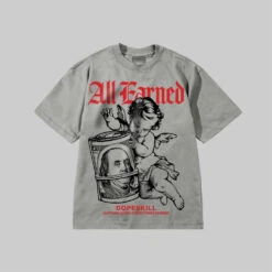 All Earned DopeSkill Premium T-shirt -Dopeskill Brand ao Noissey grey 0f4fbb05 c495 4524 a64f 68cd2fdac5ff