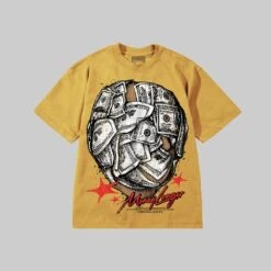 Money Longer DopeSkill Premium T-shirt -Dopeskill Brand ao Noissey vang