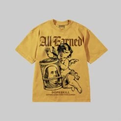 All Earned DopeSkill Premium T-shirt -Dopeskill Brand ao Noissey vang 430632f8 dc21 4468 b97d 2718e275705c
