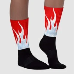 Cherry 11s Sublimated Socks FIRE Graphic 6 Cherry 11s Sublimated Socks FIRE Graphic -Dopeskill Brand chan1 075ba8ac 04b6 46ca bef8 28dac289ad09