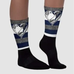 Midnight Navy 3s DopeSkill Sublimated Socks Horizontal Stripes Graphic -Dopeskill Brand chan1 0d6177bd fbaf 4e17 a8f4 91383cff6899