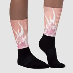 Legend Pink 11s DopeSkill Sublimated Socks FIRE Graphic -Dopeskill Brand chan1 197f5334 f913 4b1f b659 1853f1653fdf