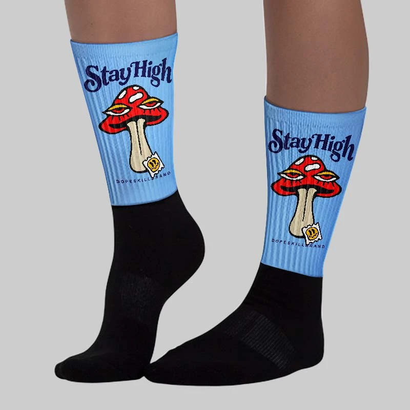 University Blue Collection DopeSkill Sublimated Socks Stay High Graphic 3 University Blue Collection DopeSkill Sublimated Socks Stay High Graphic - Image 3