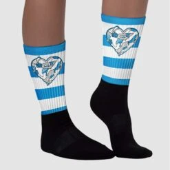 Military Blue 4s DopeSkill Sublimated Socks Horizontal Stripes Graphic -Dopeskill Brand chan1 9b2d9a63 5582 4ed5 8355 6dcaad078d0b