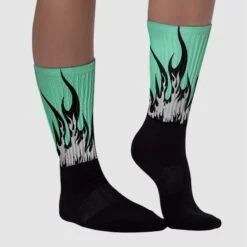 Green Glow 3s DopeSkill Sublimated Socks FIRE Graphic 6 Green Glow 3s DopeSkill Sublimated Socks FIRE Graphic -Dopeskill Brand chan1 b636ae0f 3a3c 4db1 951f 8b25c2f6c329