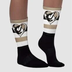 Latte 1s DopeSkill Sublimated Socks Horizontal Stripes Graphic -Dopeskill Brand chan1 bd3aa698 c06c 4feb b047 aee0d9ab1785