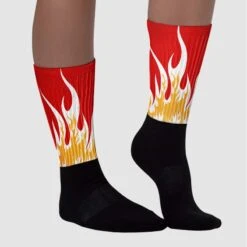 Dunk Low Gym Red Sublimated Socks FIRE Graphic 6 Dunk Low Gym Red Sublimated Socks FIRE Graphic -Dopeskill Brand chan1 cacc01ba 8e70 403d 926c 2e9903bc619f