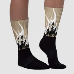 Latte 1s DopeSkill Sublimated Socks FIRE Graphic -Dopeskill Brand chan1 fdf59f3b 6307 488a 8d86 82e553f39f7f