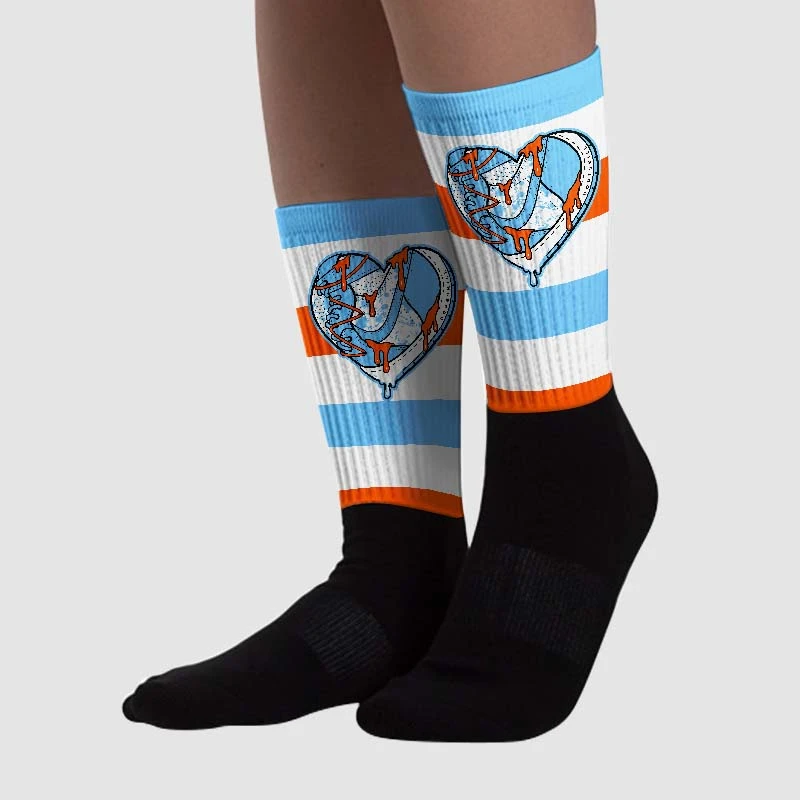 Dunk Low Futura University Blue DopeSkill Sublimated Socks Horizontal Stripes Graphic 2 Dunk Low Futura University Blue DopeSkill Sublimated Socks Horizontal Stripes Graphic - Image 2