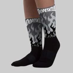 Wet Cement 4s DopeSkill Sublimated Socks FIRE Graphic -Dopeskill Brand chan2 b3294b54 b7ac 48f6 b9a0 666127ba18b4